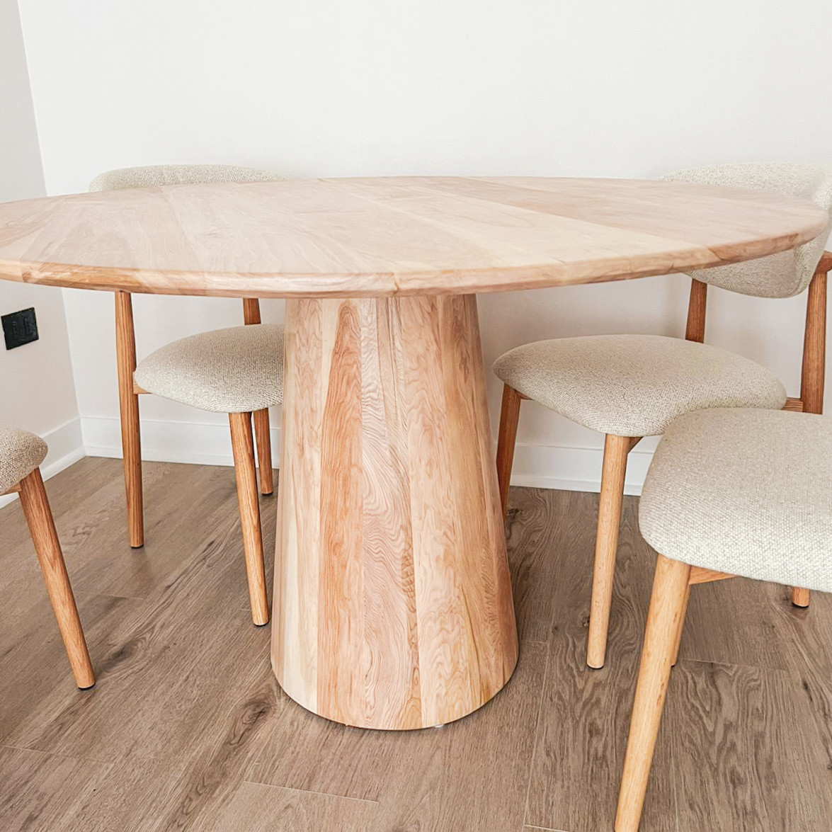 120 cm Mesa Circular Lenga - Imagen 3